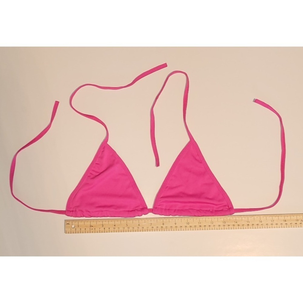 Women's Pink Lined Sexy Bikini Adjustable Straps Polyester fits S/M SL4167-3 - Picture 8 of 8